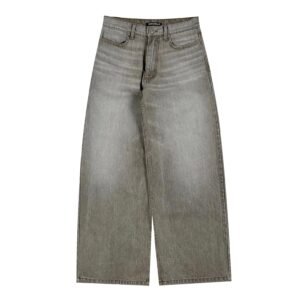Discontd Bleach Baggy Denim