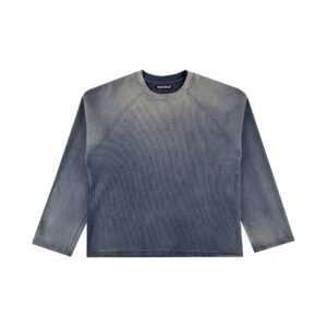 Discontd Navy Sunfaded Raglan Thermal