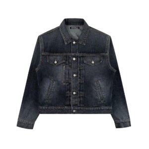 Discontd US. Charcoal Denim Jacket