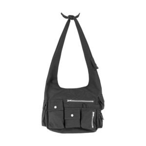 Discontd US. Grey Cargo Knot Bag