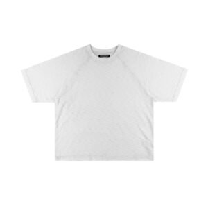Discontd White Slub Raglan Tee